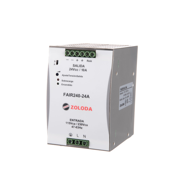Fuente ent.115-230vca sal.24vcc 10A, 240w