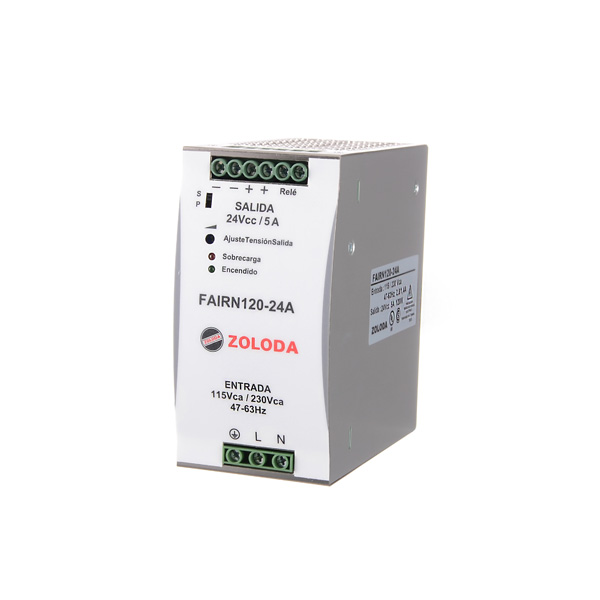 Fuente ent.115-230vca sal.24vcc 5A, 120w