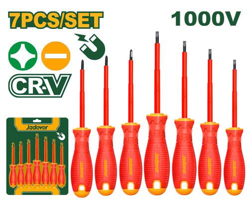 Kit de destornilladores aislados de 7 piezas