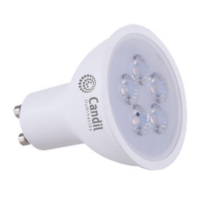 Lamp.led 4.5w GU10 luz calida